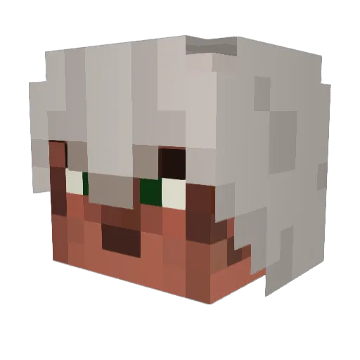 rolyflame32 Minecraft avatar head, 3D render