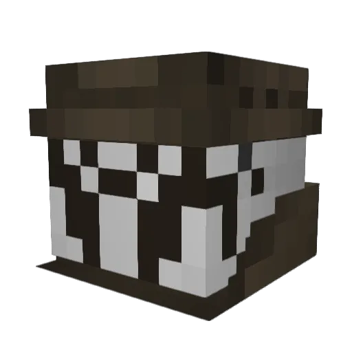 rom_des Minecraft avatar head, 3D render