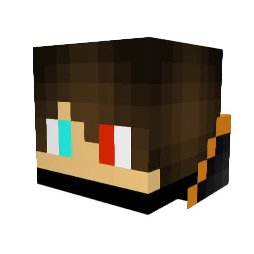 romainw59 Minecraft avatar head, 3D render