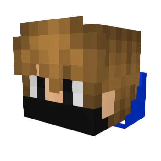 romamamapapa Minecraft avatar head, 3D render