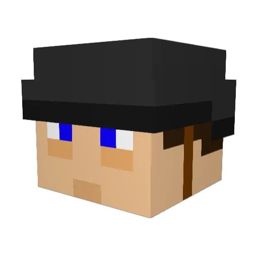 roman2002012 Minecraft avatar head, 3D render
