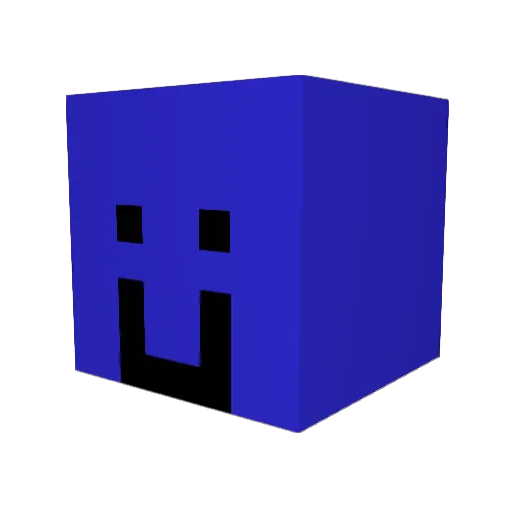 romanojiro Minecraft avatar head, 3D render