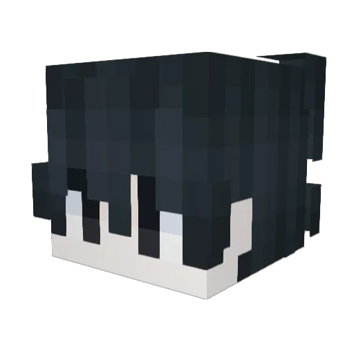 romanticheart Minecraft avatar head, 3D render