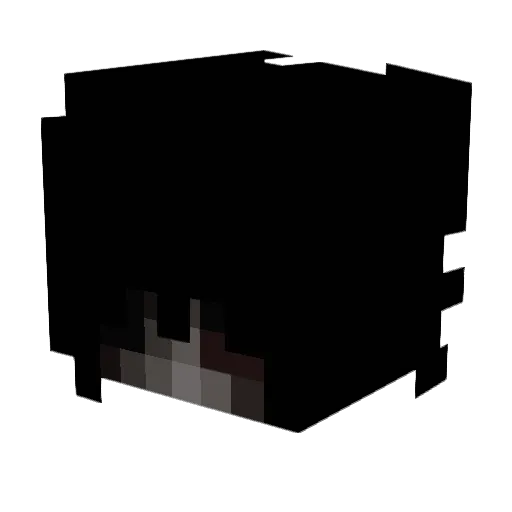 romanticismo Minecraft avatar head, 3D render