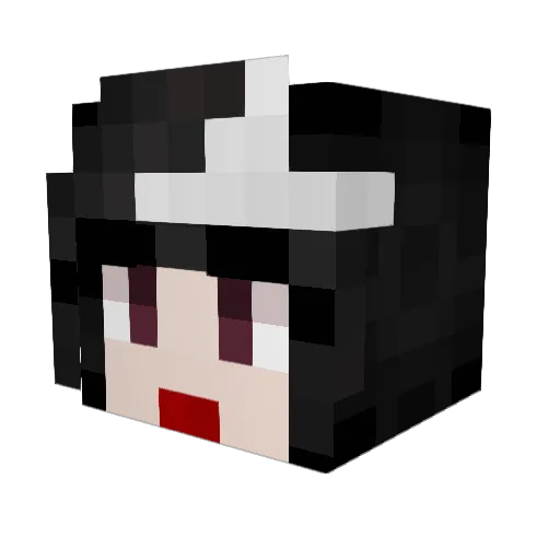 romase Minecraft avatar head, 3D render