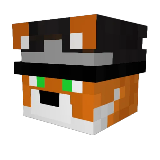 romcool1 Minecraft avatar head, 3D render