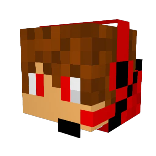 romek2002 Minecraft avatar head, 3D render