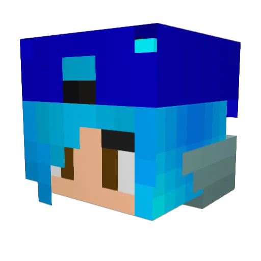 romeyiea Minecraft avatar head, 3D render