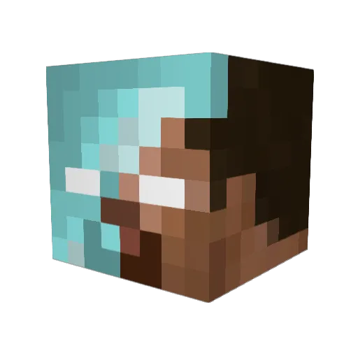 romgav5150 Minecraft avatar head, 3D render