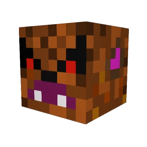 rominou007 Minecraft avatar head, 3D render