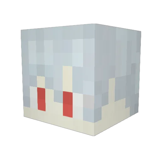 romliy Minecraft avatar head, 3D render