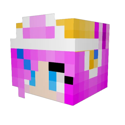 romoch62 Minecraft avatar head, 3D render