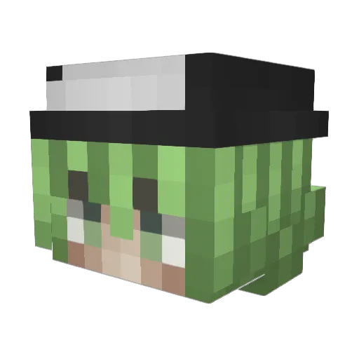 rompiche Minecraft avatar head, 3D render