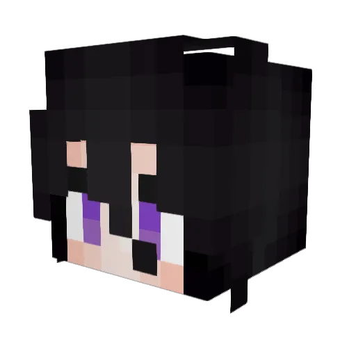 romrom999 Minecraft avatar head, 3D render