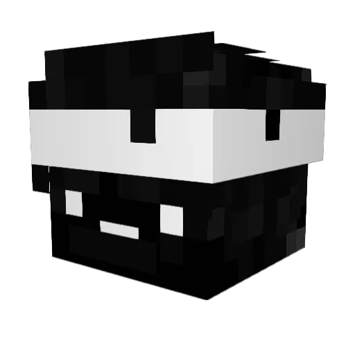 romz9ubtw2 Minecraft avatar head, 3D render