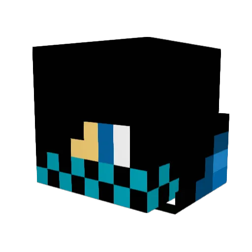ronaldheftru Minecraft avatar head, 3D render