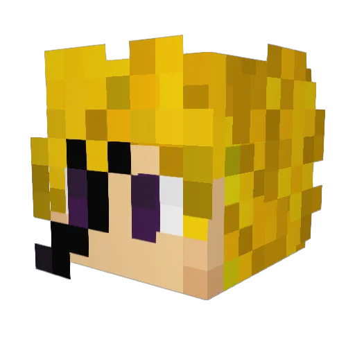 ronaldmcdonald23 Minecraft avatar head, 3D render