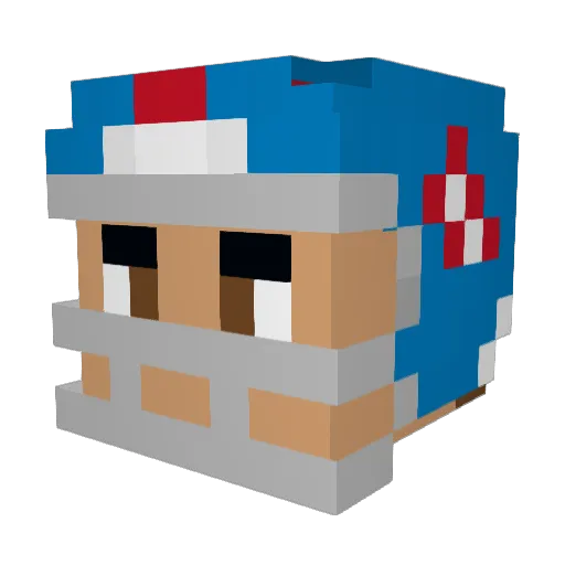 ronanb23 Minecraft avatar head, 3D render