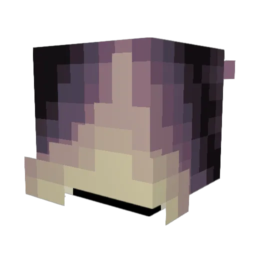 ronanxiety Minecraft avatar head, 3D render