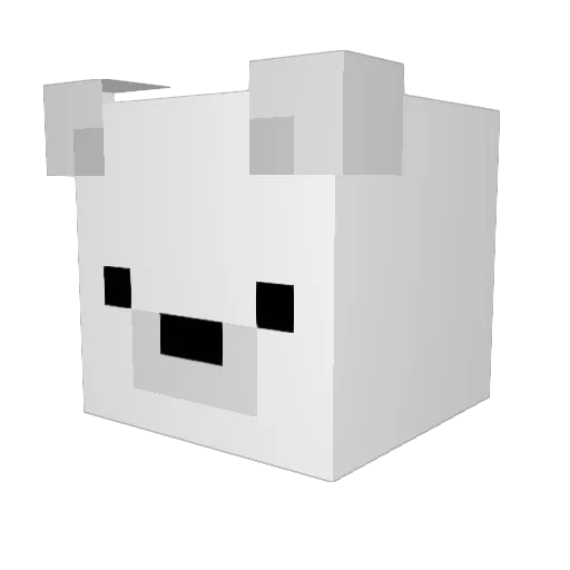 rondo1219 Minecraft avatar head, 3D render