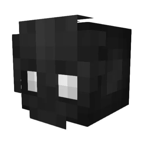 rondures Minecraft avatar head, 3D render