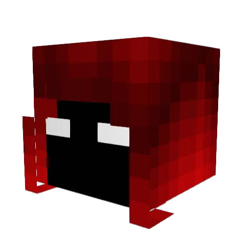 ronerm Minecraft avatar head, 3D render
