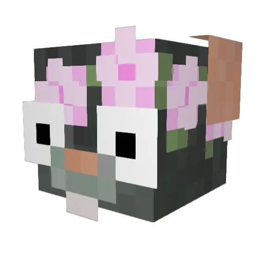 rongeur59 Minecraft avatar head, 3D render