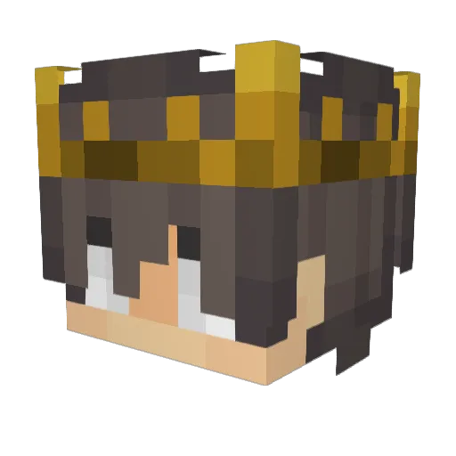 rongsix Minecraft avatar head, 3D render