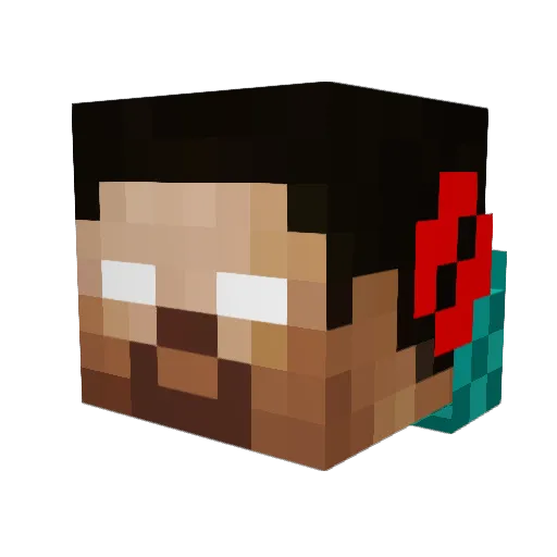 ronh79 Minecraft avatar head, 3D render