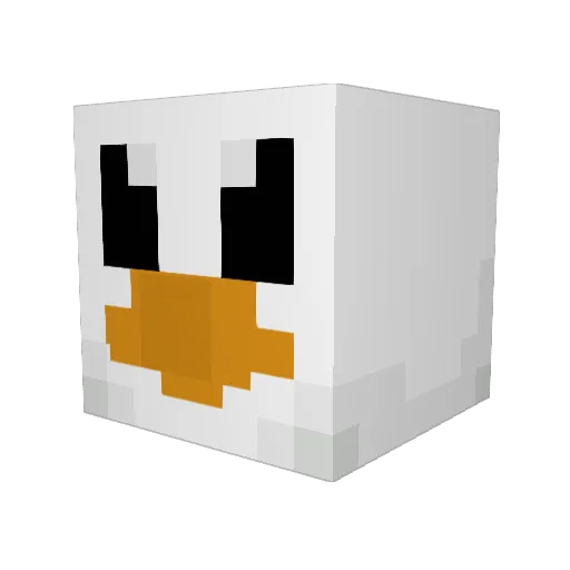 roninchamploo Minecraft avatar head, 3D render