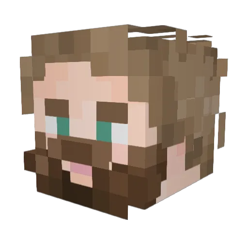 ronius_sparticus Minecraft avatar head, 3D render