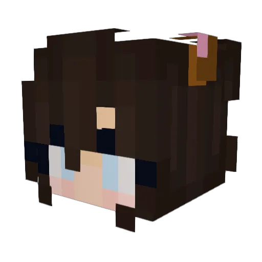 ronjavarmaan Minecraft avatar head, 3D render