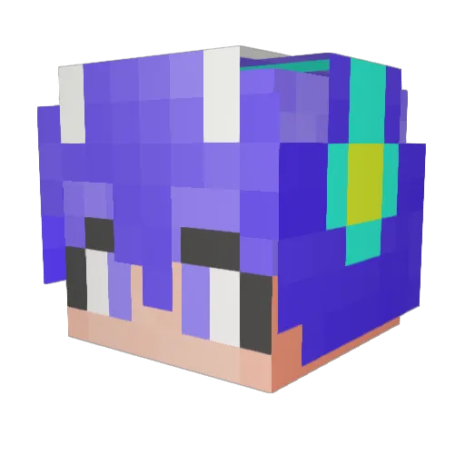 ronkain09 Minecraft avatar head, 3D render