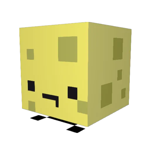 ronkain Minecraft avatar head, 3D render