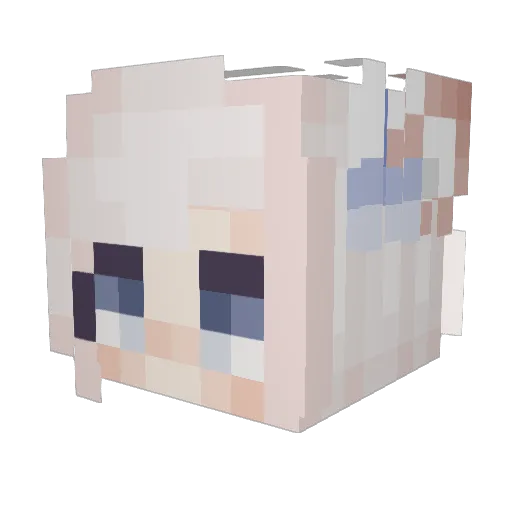 ronney Minecraft avatar head, 3D render
