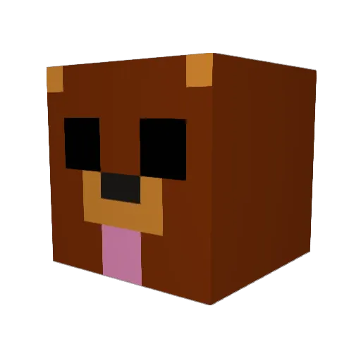 ronnie221 Minecraft avatar head, 3D render