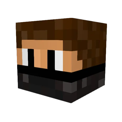 ronnoc512 Minecraft avatar head, 3D render