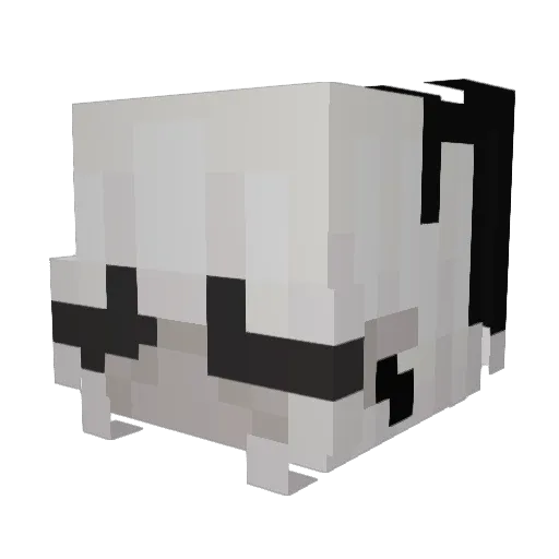 ronterno Minecraft avatar head, 3D render