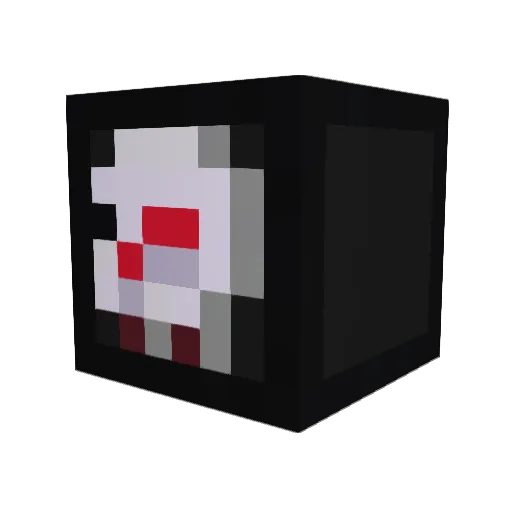 ronxbone Minecraft avatar head, 3D render