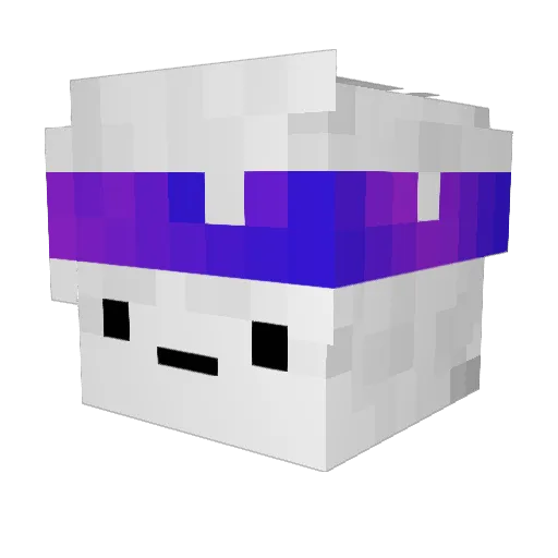 rony_bong Minecraft avatar head, 3D render