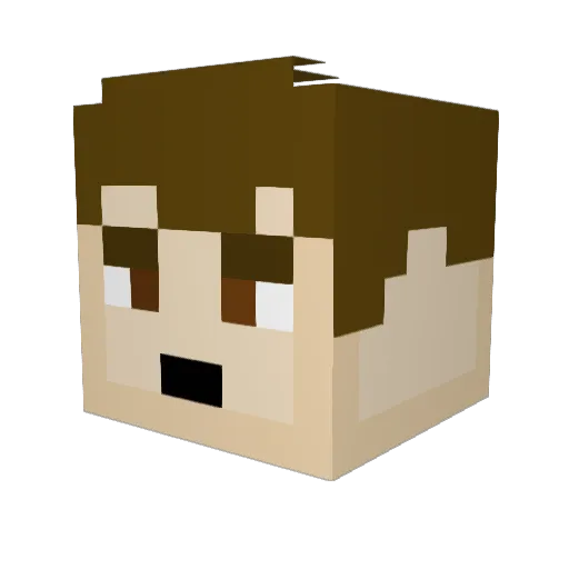 roo_boo_ Minecraft avatar head, 3D render