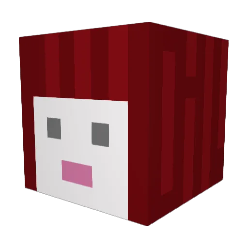 roob33 Minecraft avatar head, 3D render