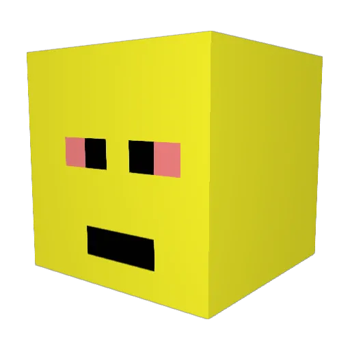 rookeo Minecraft avatar head, 3D render