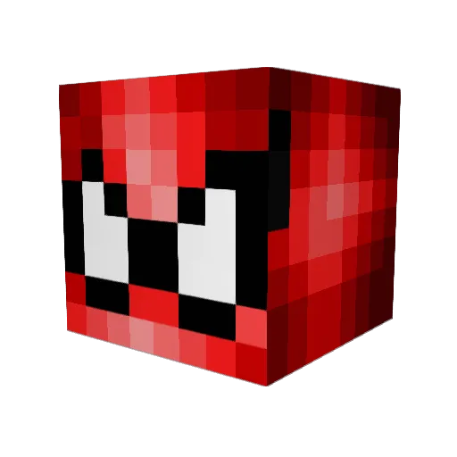 rookiezz Minecraft avatar head, 3D render