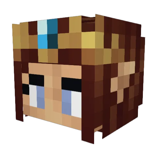 rooleyzee123 Minecraft avatar head, 3D render