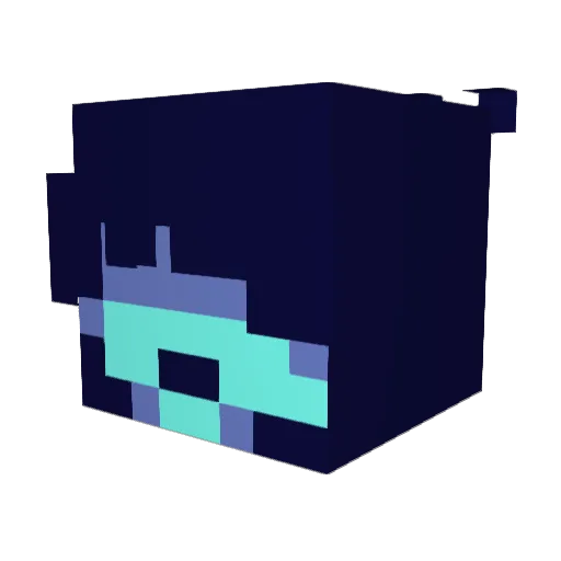 room35 Minecraft avatar head, 3D render
