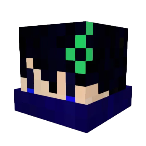 root2037 Minecraft avatar head, 3D render