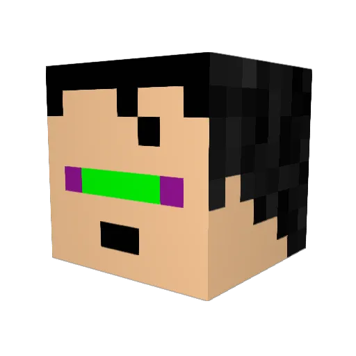 rootdog99 Minecraft avatar head, 3D render