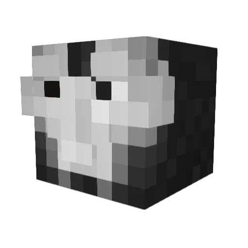 rootentooten0 Minecraft avatar head, 3D render