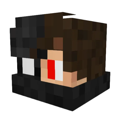 roquefilho1 Minecraft avatar head, 3D render